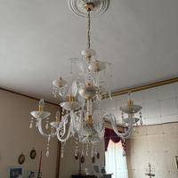 Lampadario in vetro di Murano