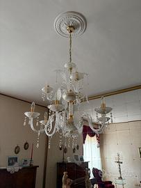 Lampadario in vetro di Murano