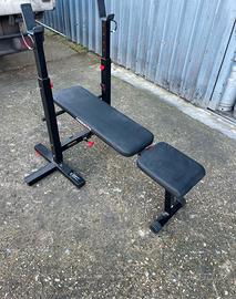 Panca con porta bilanciere e bilanciere omaggio