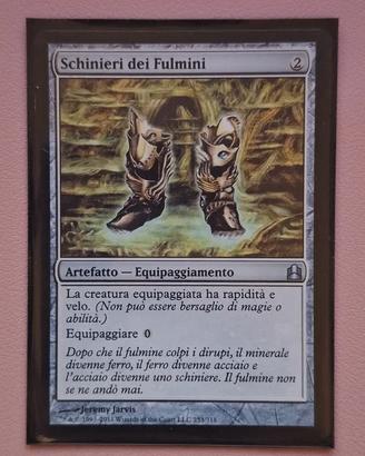 Magic MTG Schinieri dei Fulmini Lightning Greaves