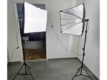 Set 2 Softbox Fotografia – Nuove Mai Usate