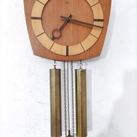 176245 Antico orologio da parete a due pesi