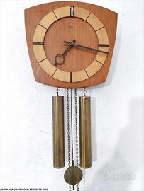 176245 Antico orologio da parete a due pesi