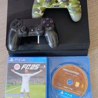 PS4 500Gb con gioco Fifa e accessori 