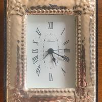 Orologio da tavolo argento