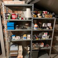 SCAFFALE METALLICO DOPPIO A 2 ALTEZZE