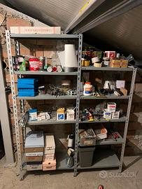 SCAFFALE METALLICO DOPPIO A 2 ALTEZZE