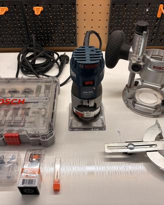 Fresatrice Bosch Professional + accessori