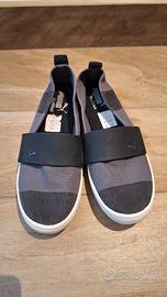 Puma Slip-On - a righe Nere/Grigie - numero 37