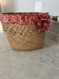Borsa da mare in paglia