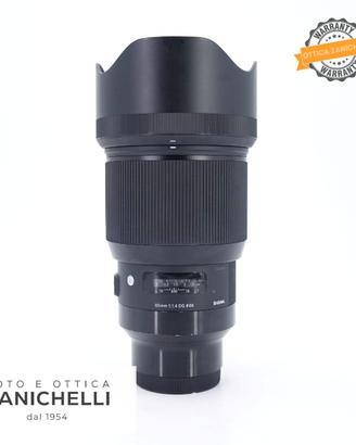 Sigma 85 f/1.4 DG  Art (Sony) Usato (F1228)