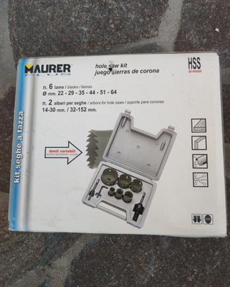 Seghe a tazza kit Maurer