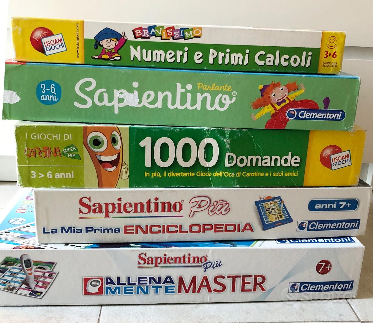 5 giochi in scatola Clementoni Sapientino e altri - Tutto per i bambini In  vendita a Torino