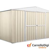 Box in lamiera di Acciaio 360x260cm 9mq avorio