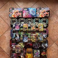 Lotto di 32 tin pokemon vuote