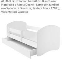 Letto bambini 140x70