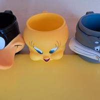 tazze in plastica looney toones