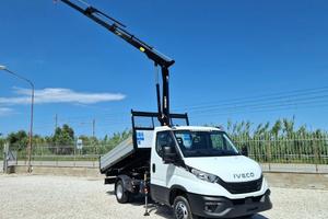 IVECO DAILY 35C18 H NUOVO GRU 12m RIBALTABILE