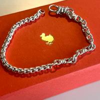 DoDo braccialetto nodo in argento nuovo