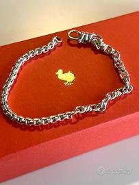 DoDo braccialetto nodo in argento nuovo