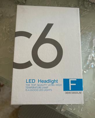 Lampadine led H7 C6 per fari auto