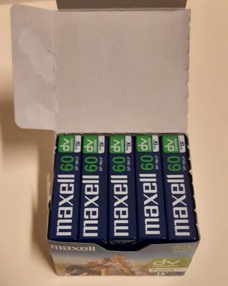 5 x nastro Maxell ME60 mini DV