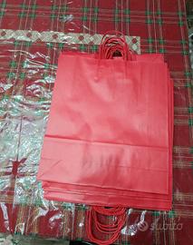 25 buste rosse di carta