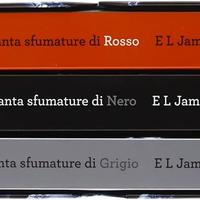 Libro 50 sfumature di grigio /nero/ rosso NUOVI