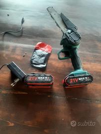 minimotosega a batteria al litio