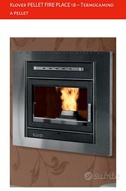 Termocamino stufa a pellet Klover
