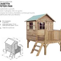 Casetta per bambini Peter Pan 1780 x 1690 x 2110