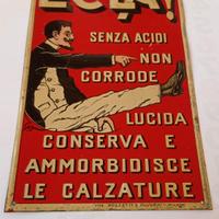 targato pubblicitaria anni 20 della ecla 