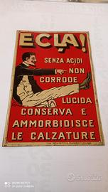 targato pubblicitaria anni 20 della ecla 