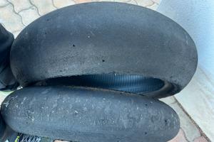 Coppia gomme metzler slick 120/180