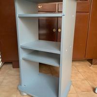 Carrello porta tv Munari Grigio 4 ripiani