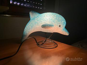 Bajour a forma di delfino