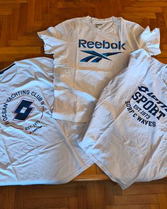 Magliette Lotto e Reebok XXL e XL