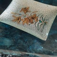 Posacenere o Centrotavola/svuota-tasche vetro deco