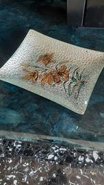 Posacenere o Centrotavola/svuota-tasche vetro deco