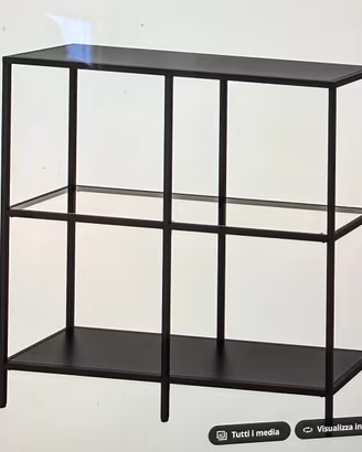 Scaffale ikea nero