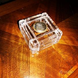 Scatolina in vetro ed argento