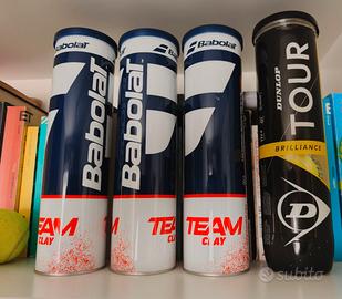 4 tubi palline tennis