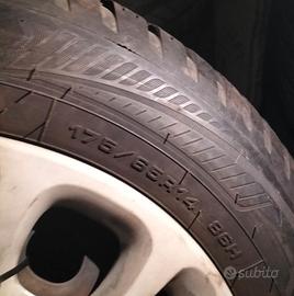 Cerchi da 14  e gomme fiat panda 