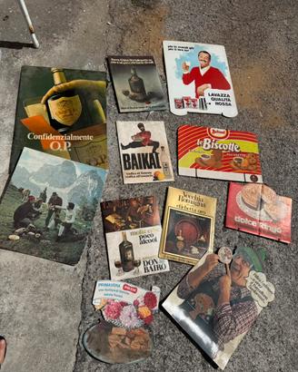 Lotto cartelli pubblicitari anni 70/80