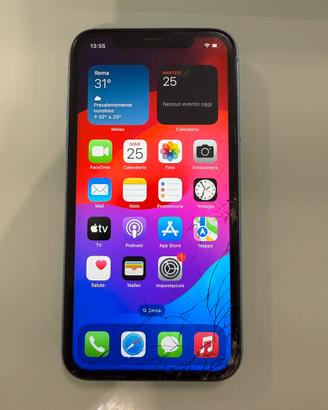 Iphone XR [64gb] Blu - Da riparare/Per ricambi