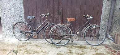 coppia biciclette donna da sistemare 