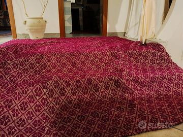 tappeto sardo vintage tessuto a mano 