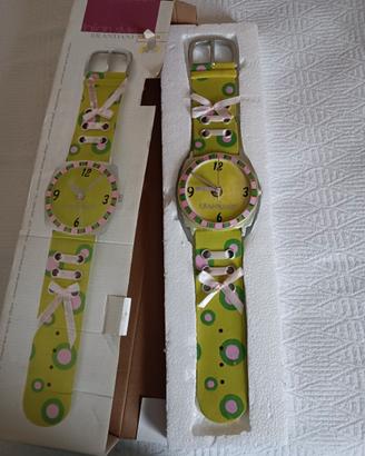 Orologio brandani da parete mille bolle verde poli