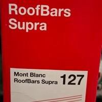 barre portapacchi Mont blanc roofbars Supra 127 