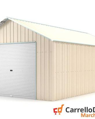 Baracca cantiere box 438x724 con saracinesca beige